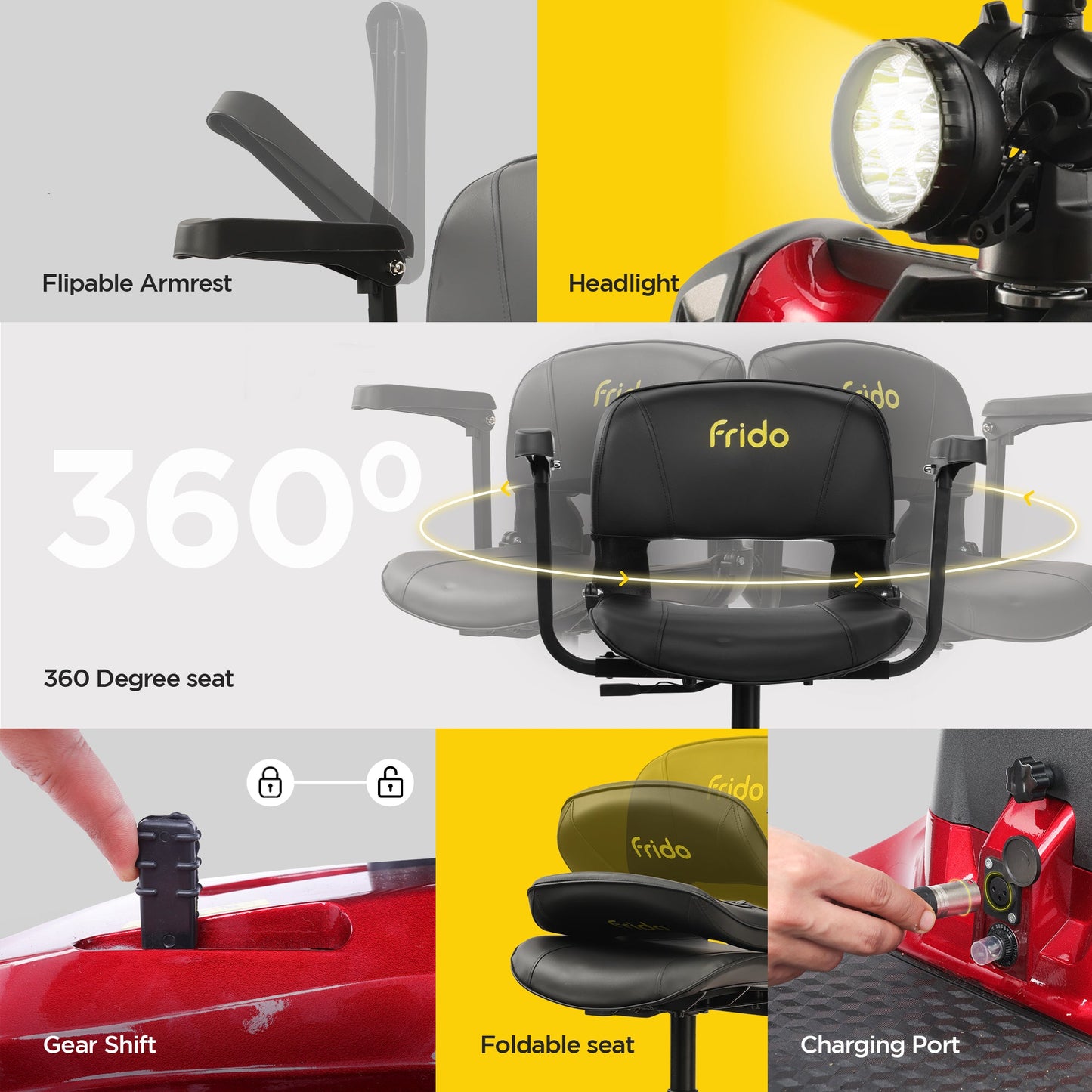 Frido Cruise Mobility Scooter SC-DNN01