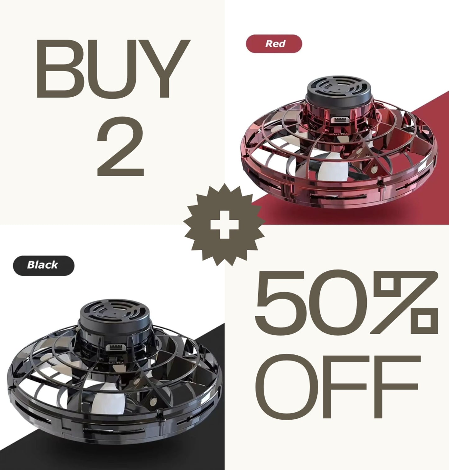 🔥Hot Sales-80% OFF 🛸 Magical Flying Spinner🎁