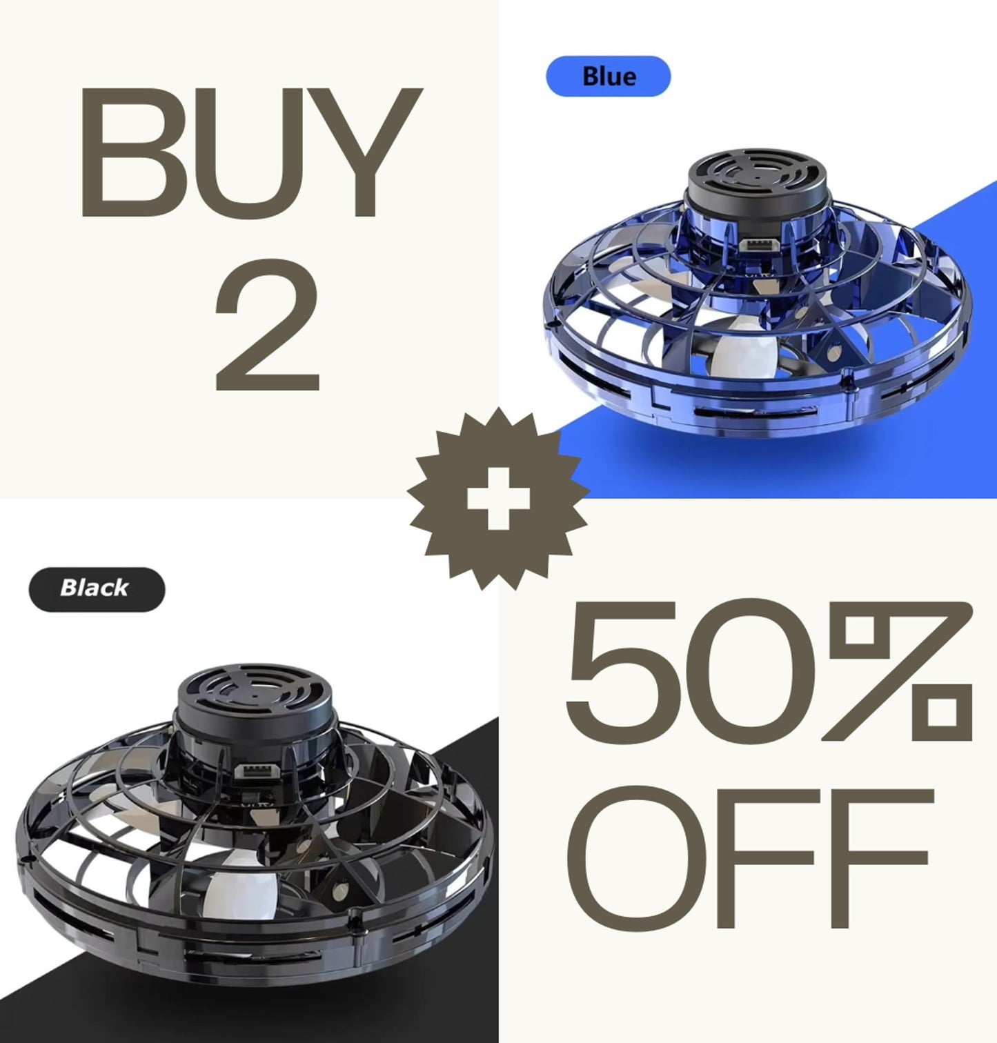 🔥Hot Sales-80% OFF 🛸 Magical Flying Spinner🎁