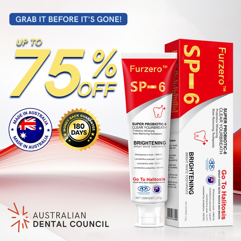 🪥Furzero™ Aussie SP-6 Probiotic Ultra Whitening Toothpaste🦷👨‍⚕️Recommendation