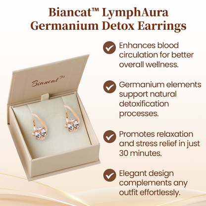 🔥LAST DAY SALE-80% OFF) LymphAura Germanium Detox Earrings