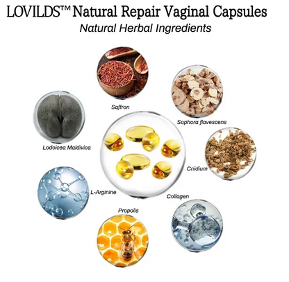 🔥LOVILDS™ Instant Itching Stopper & Detox and Slimming & Firming Repair & Pink and Tender Natural Capsules PRO