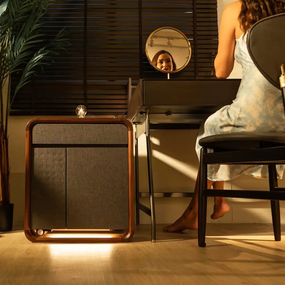 LuxeCube – Smart Air Purifying Table with Fridge