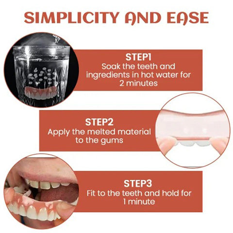 🎁 Easy Use Silicone Reline Kit for Dentures (✨BUY 2 GET 1 FREE💕)