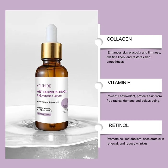 [👑Official Brand Store👑]Last Day Promotion 49% OFF--2024 New Collagen Retinol Rejuvenation Serum