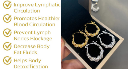 Lymphatic activity hoop earrings（Ending Soon Discount!🔥 )