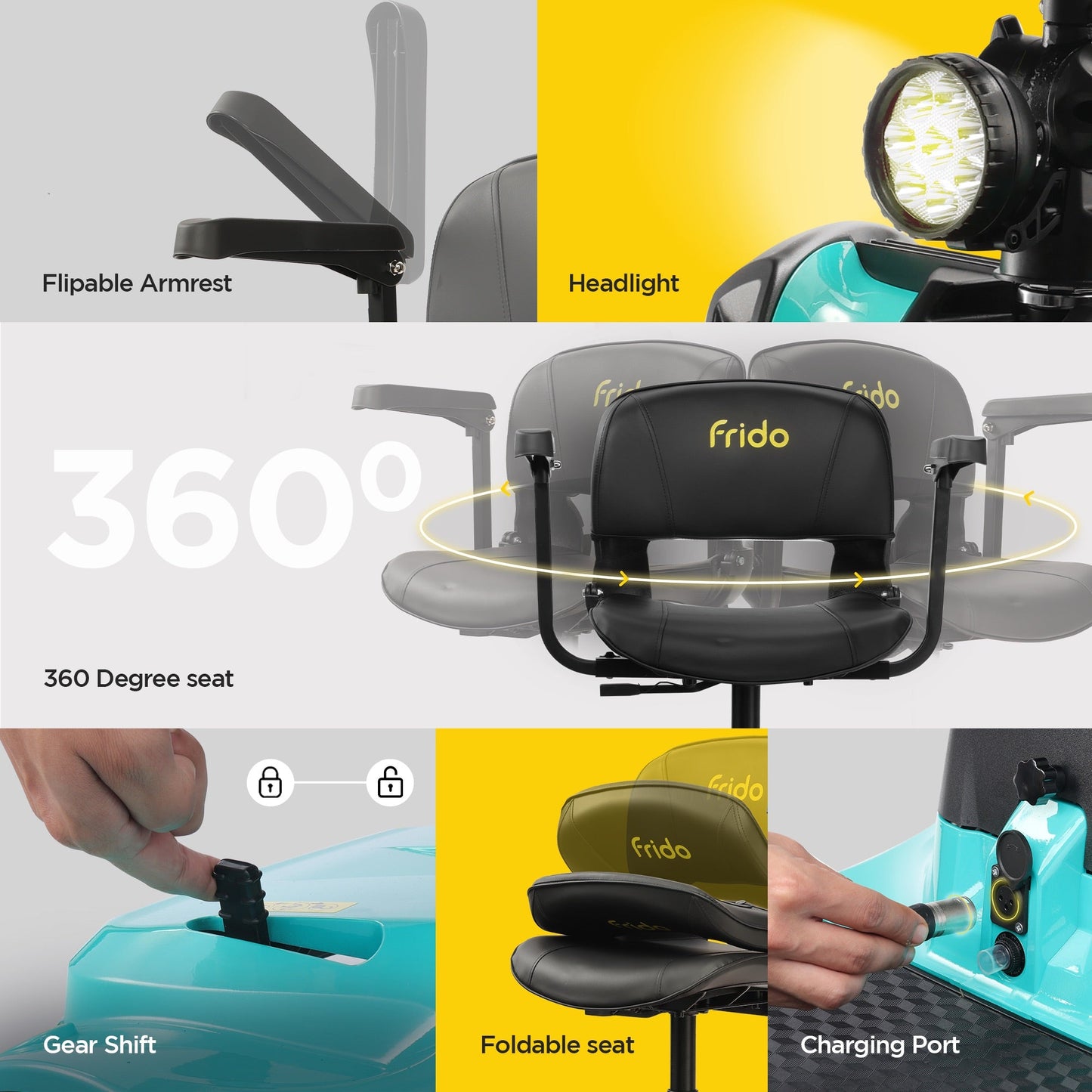 Frido Cruise Mobility Scooter SC-DNN01