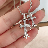 💎💎Miniyou™ Lymphatic Magnetic Therapy Cross Design Diamond Necklace